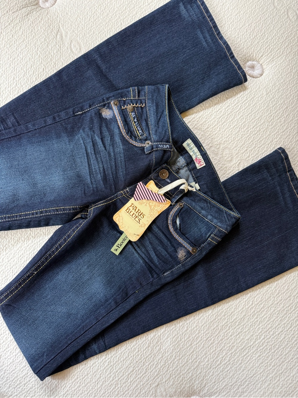 Paris Blues Low Rise Bootcut Jeans NWT Long Inseam